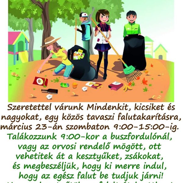 Falutakarítás